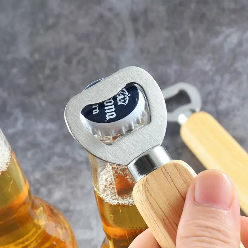 personalisierter Flaschenöffner Papa, Vatertag, Geschenk