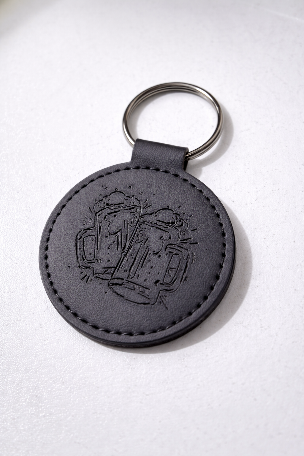 Leder schlüsselanhänger