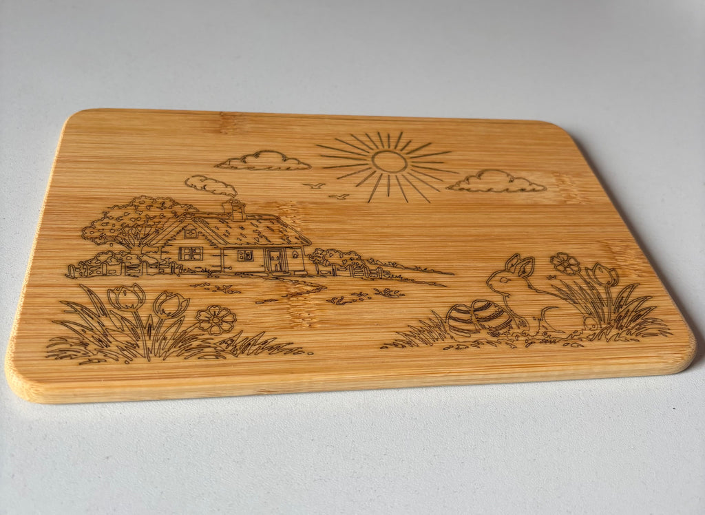 Personaliesirtes schneidebrett aus Babus