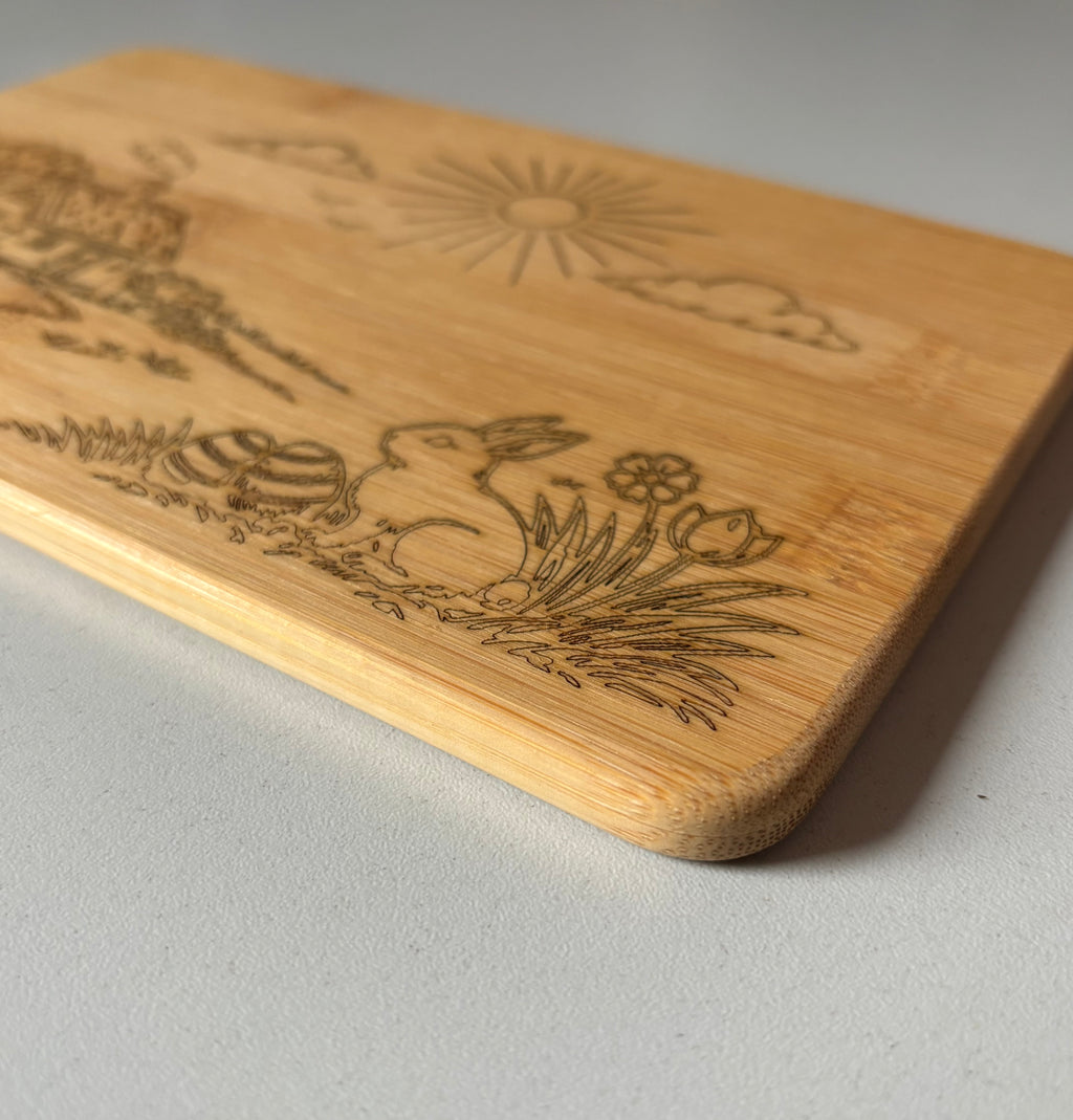 Personaliesirtes schneidebrett aus Babus